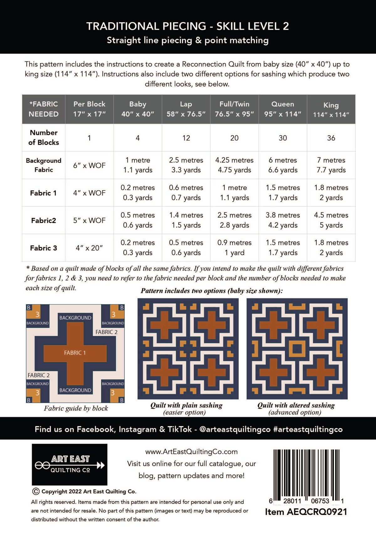 Reconnection Quilt Pattern