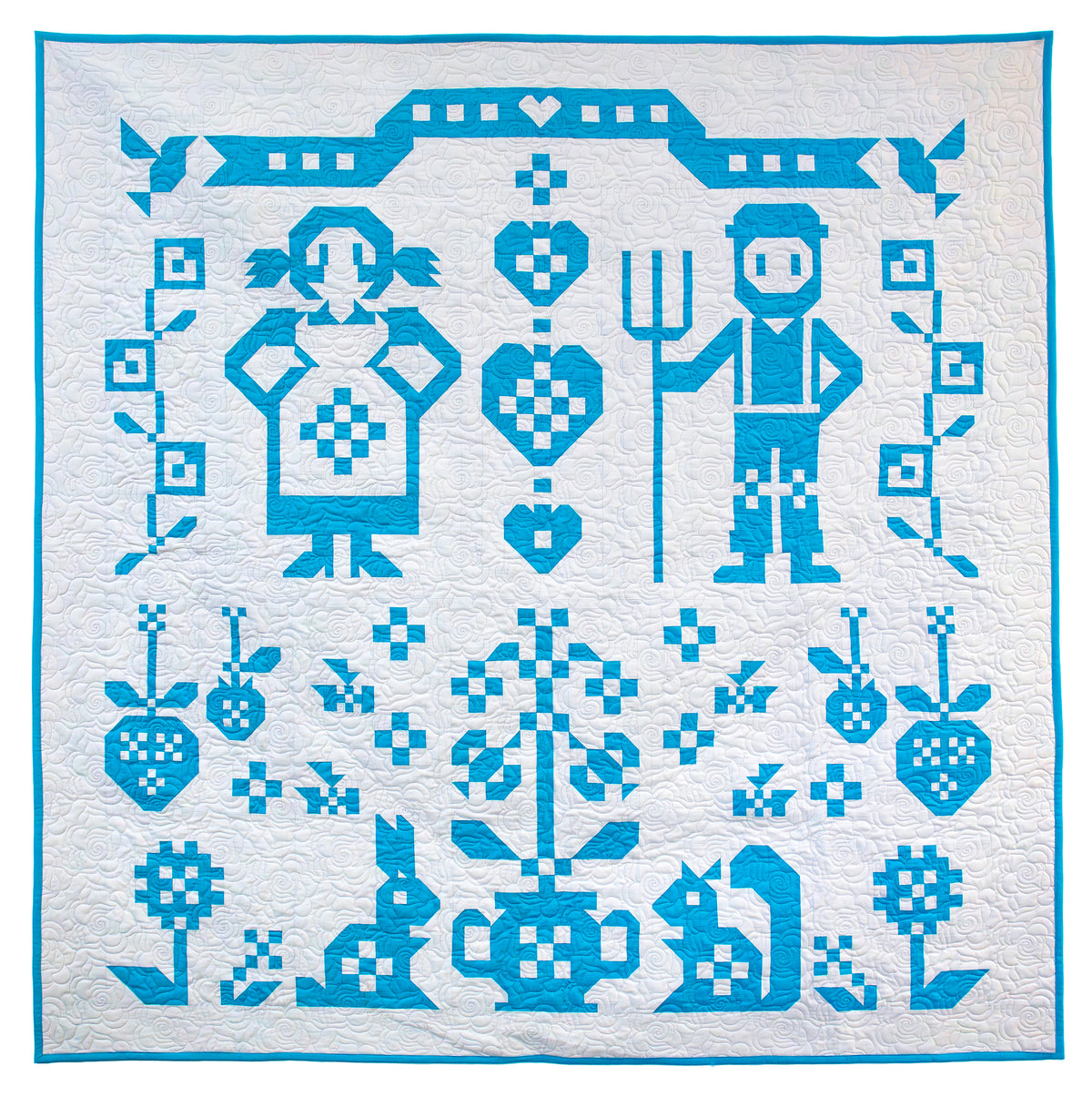 9-Patch Garden Quilt – A Collaborative Design with "Gnome Angel"