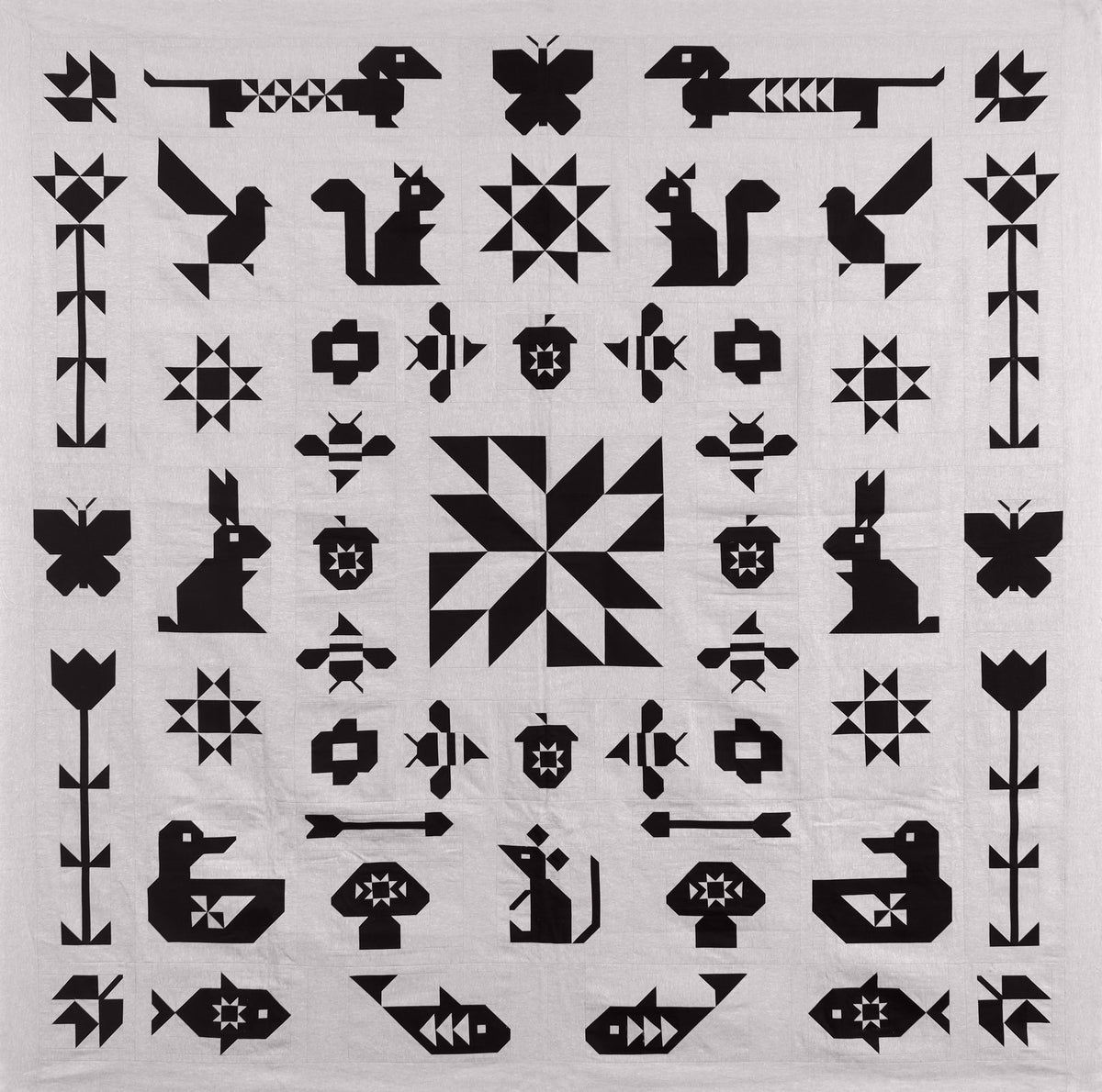 FOLK SAMPLER - The Complete Quilt Project Book