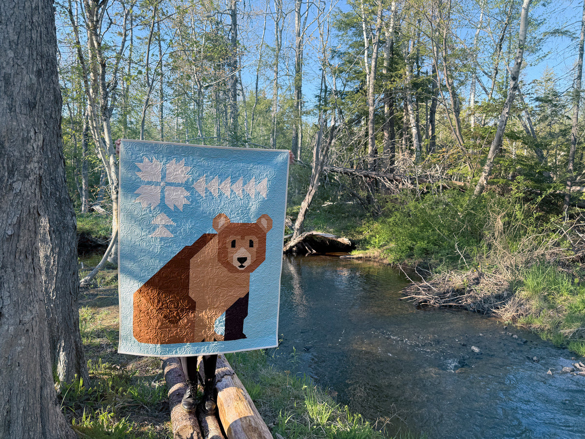 Bear-Wildered Quilt Pattern