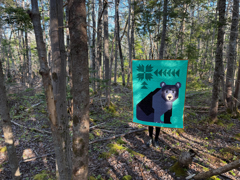 Bear-Wildered Quilt Kit