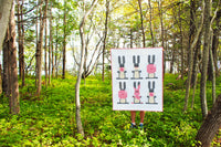 Blowing Up Bunnies - Rabbits Chewing Gum Quilt Pattern