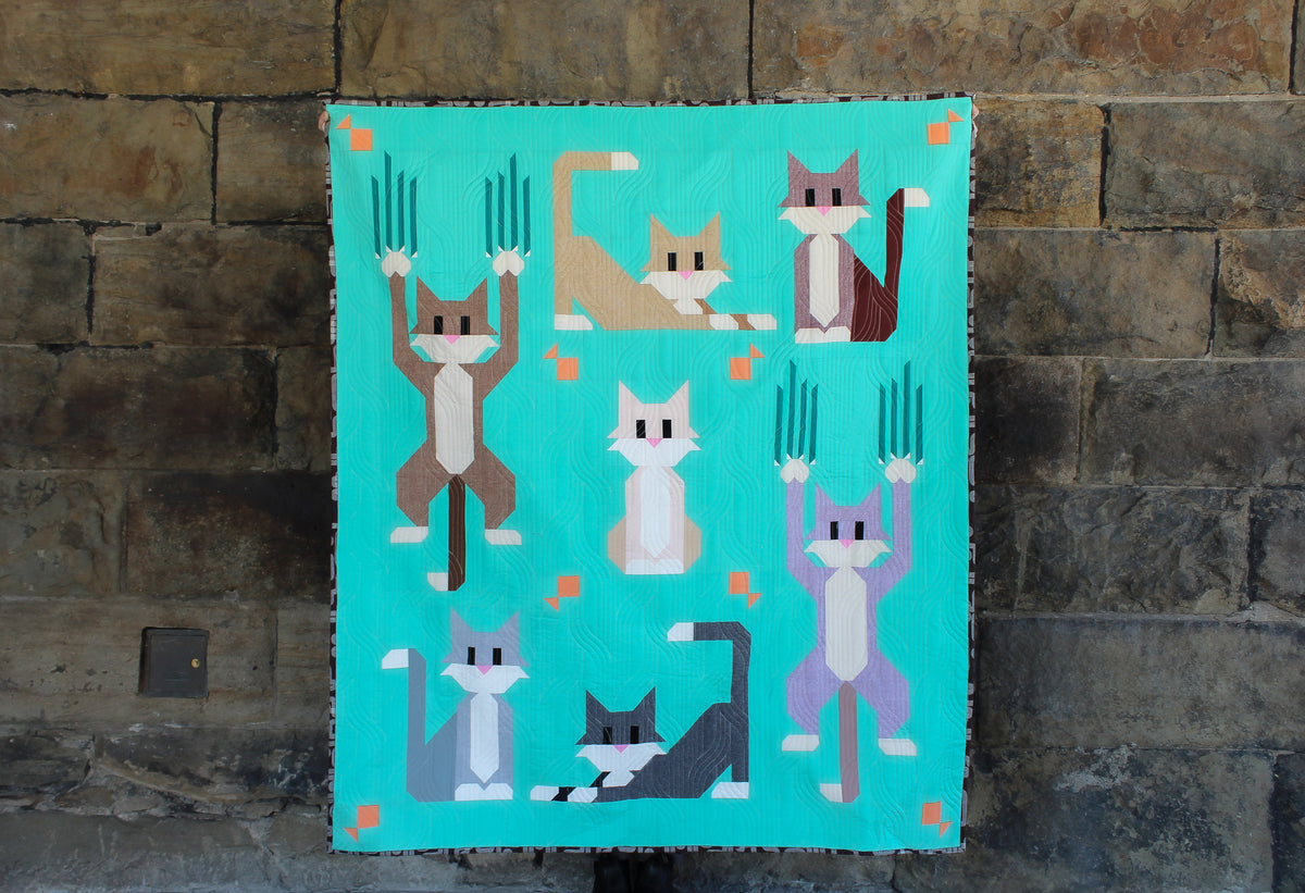 Cat Scratch Quilt Pattern – Art East Quilting Co.