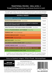 Halloweenies Quilt Pattern