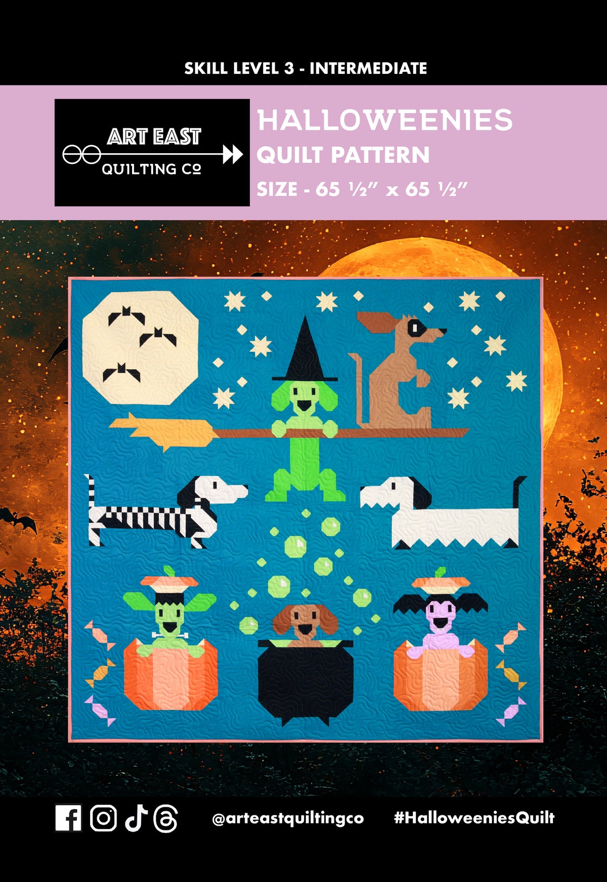 Halloweenies Quilt Pattern