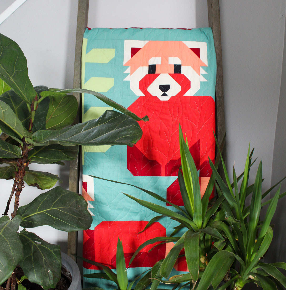 Red Pandas Quilt Pattern
