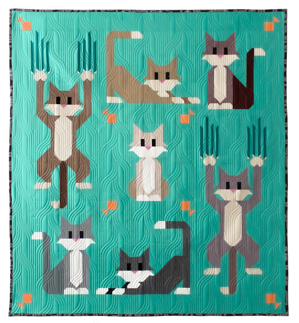 Cat Scratch Quilt Pattern – Art East Quilting Co.