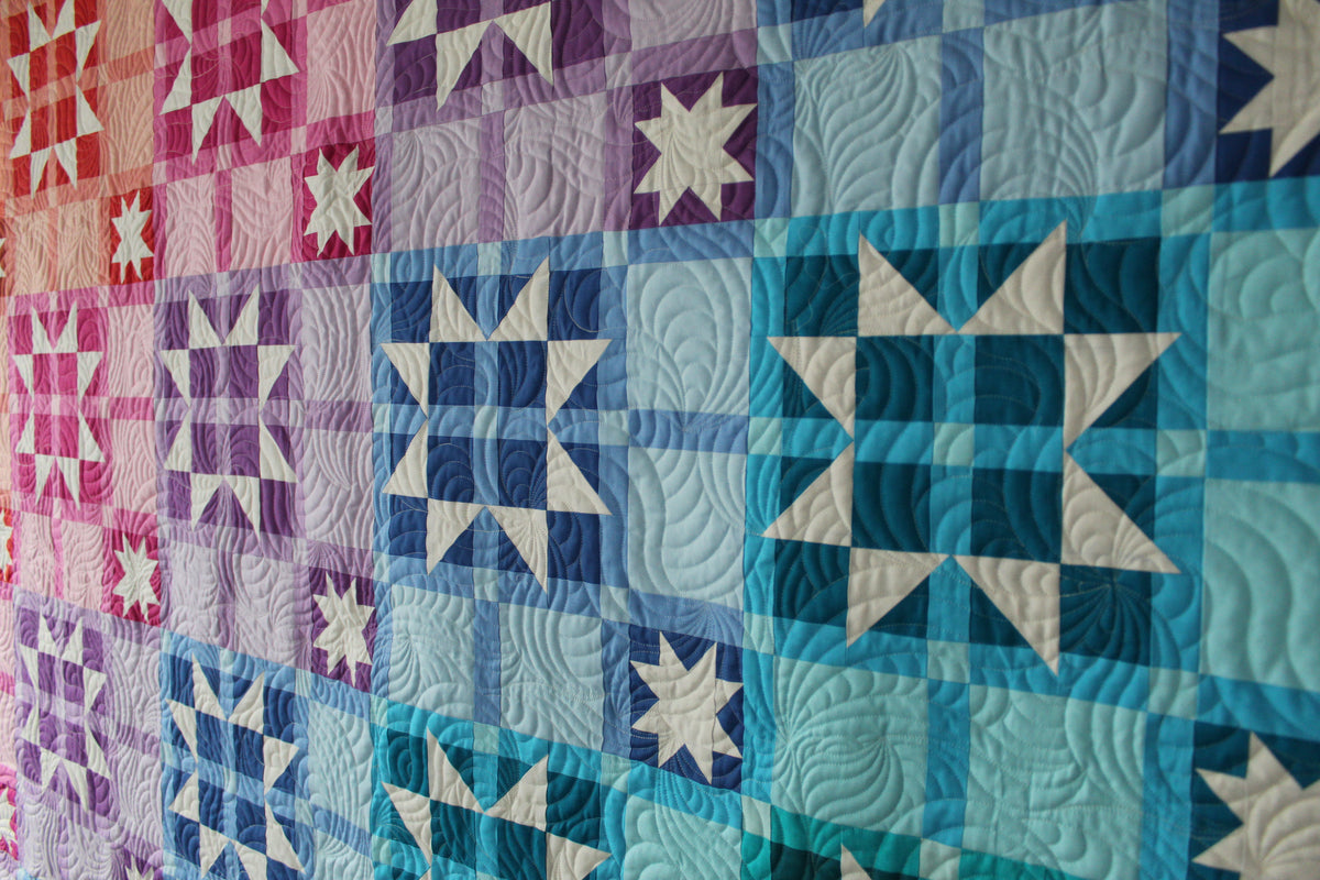 Tartan Star Quilt Pattern