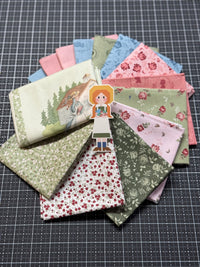 Anne of Green Gables 1/2 YARD Bundle with Panel and Sticker