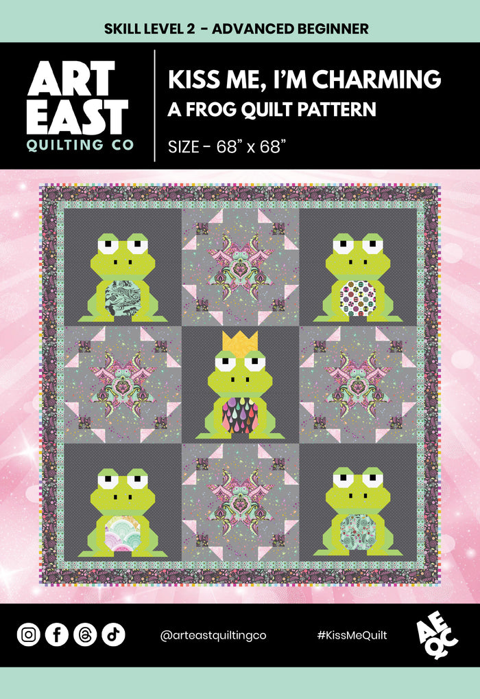 Kiss Me, I'm Charming! Quilt Pattern
