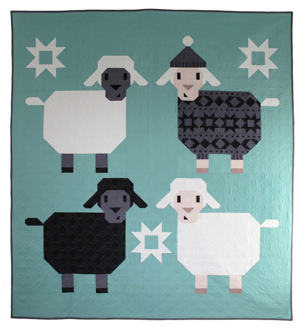 Knitted for Ewe Quilt Pattern – Art East Quilting Co.