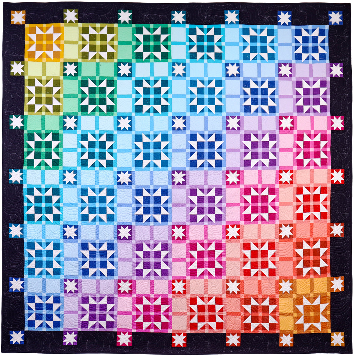 Tartan Star Quilt Pattern
