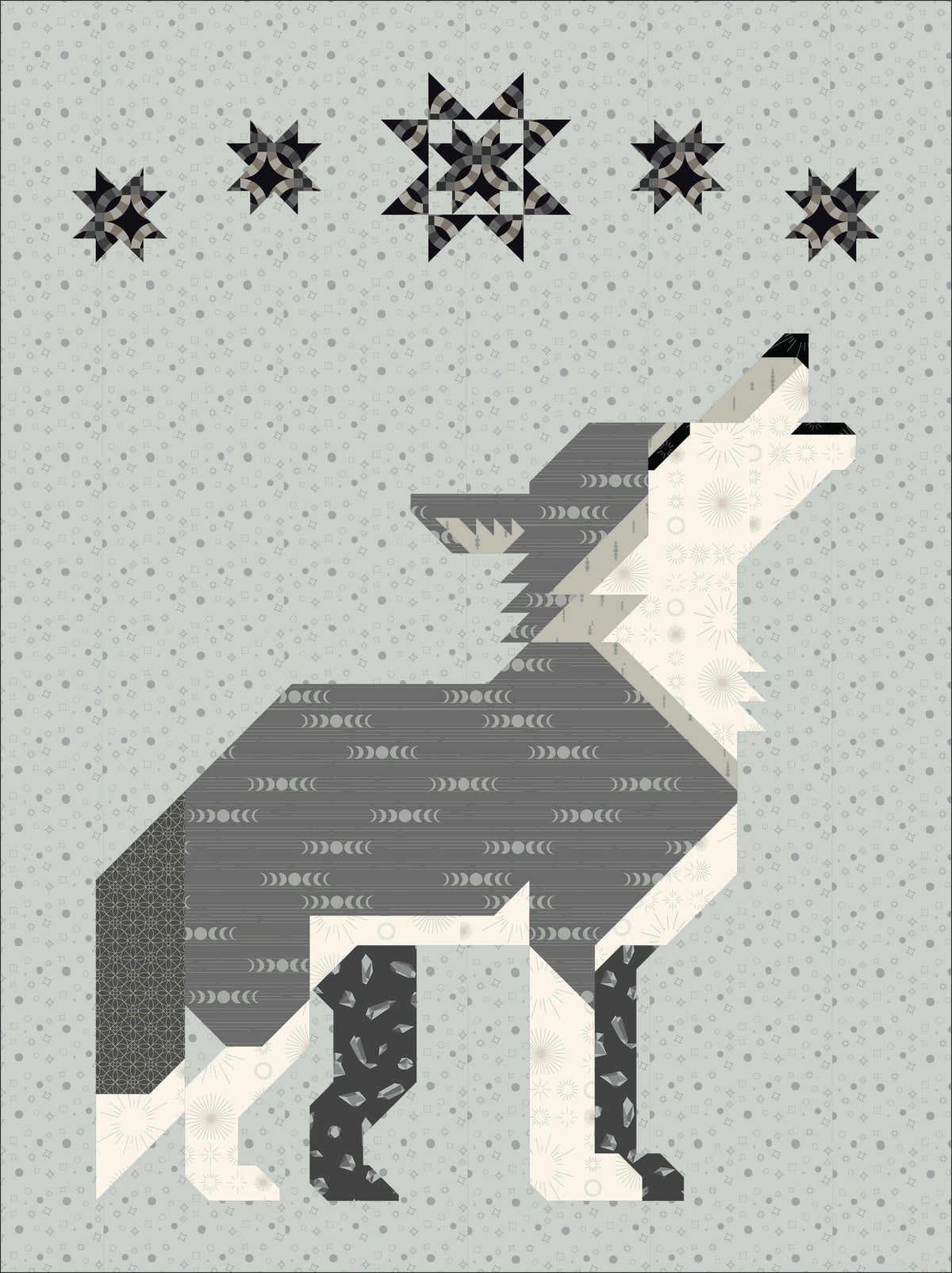 Night Howler - A Wolf Quilt Pattern