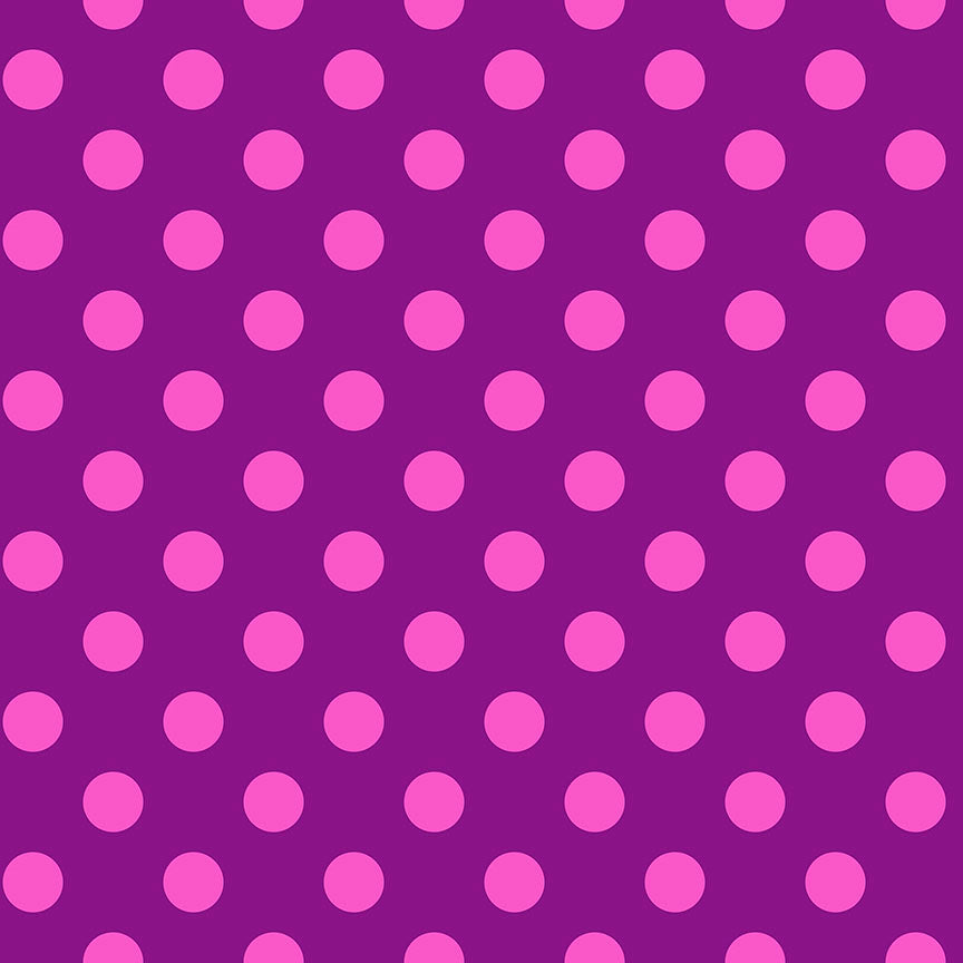 Pom Poms - Foxglove || Tula Pink - True Colors