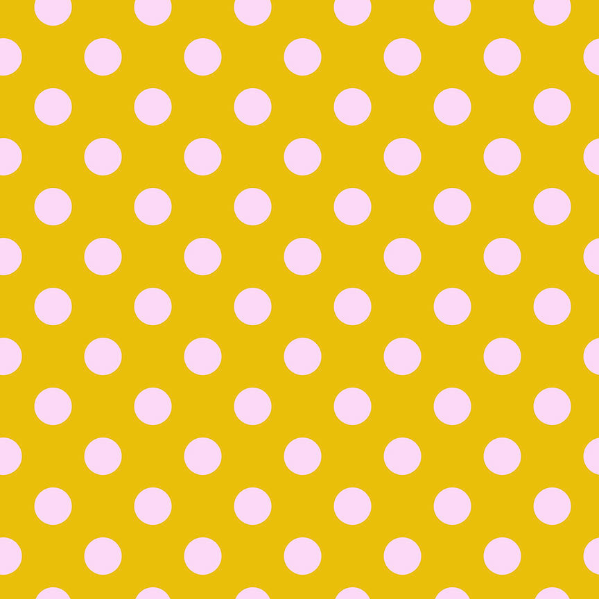 Pom Poms - Marigold || Tula Pink - True Colors