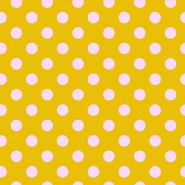 Pom Poms - Marigold || Tula Pink - True Colors