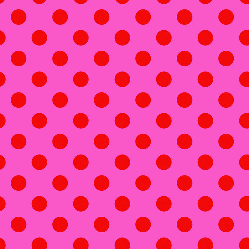 Pom Poms - Peony || Tula Pink - True Colors