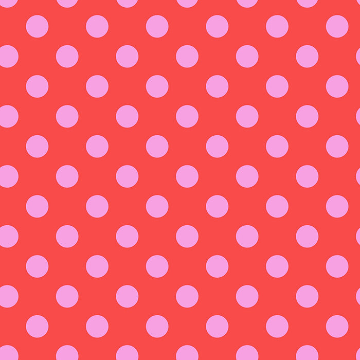 Pom Poms - Poppy || Tula Pink - True Colors