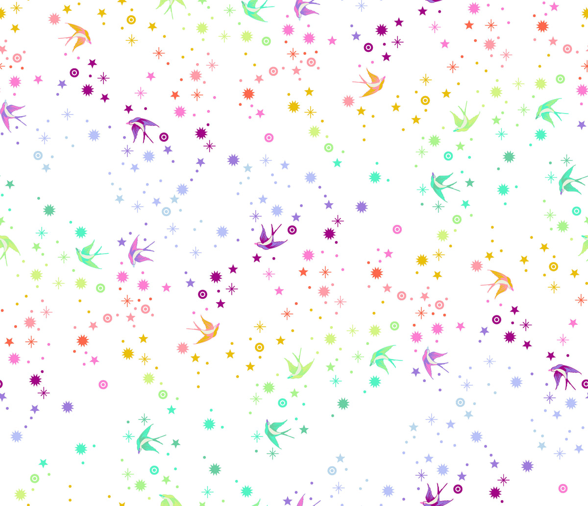 Fairy Dust - White || Tula Pink - True Colors