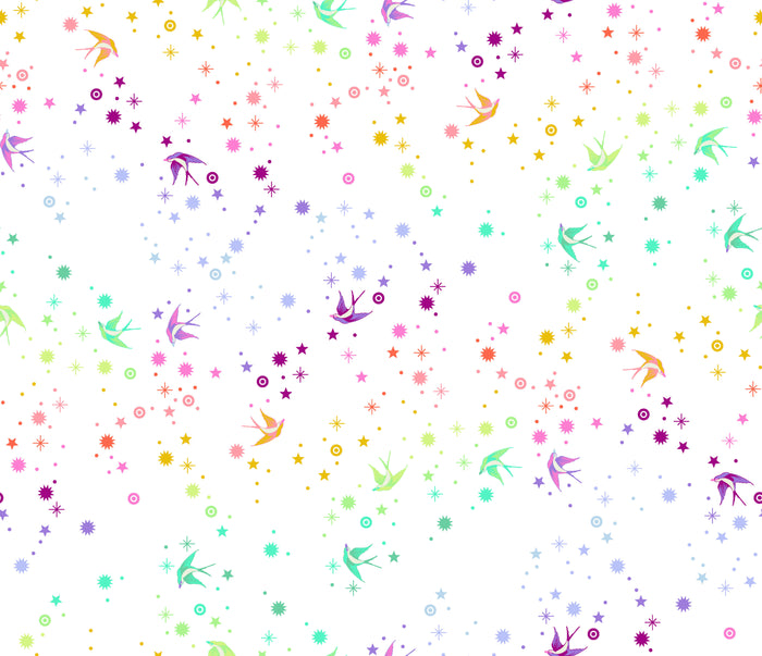 Fairy Dust - White || Tula Pink - True Colors