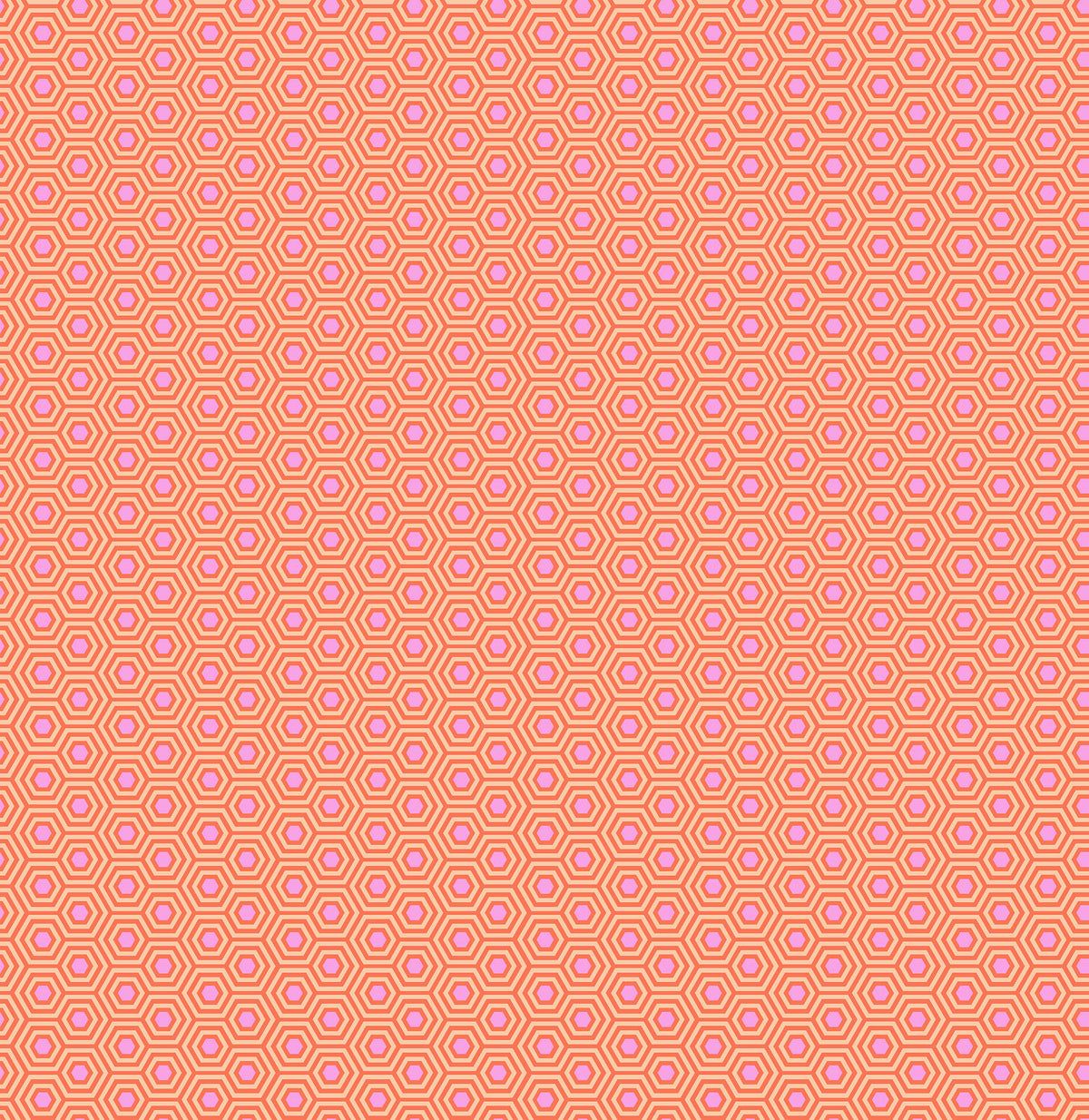 Hexy - Peachblossom || Tula Pink - True Colors