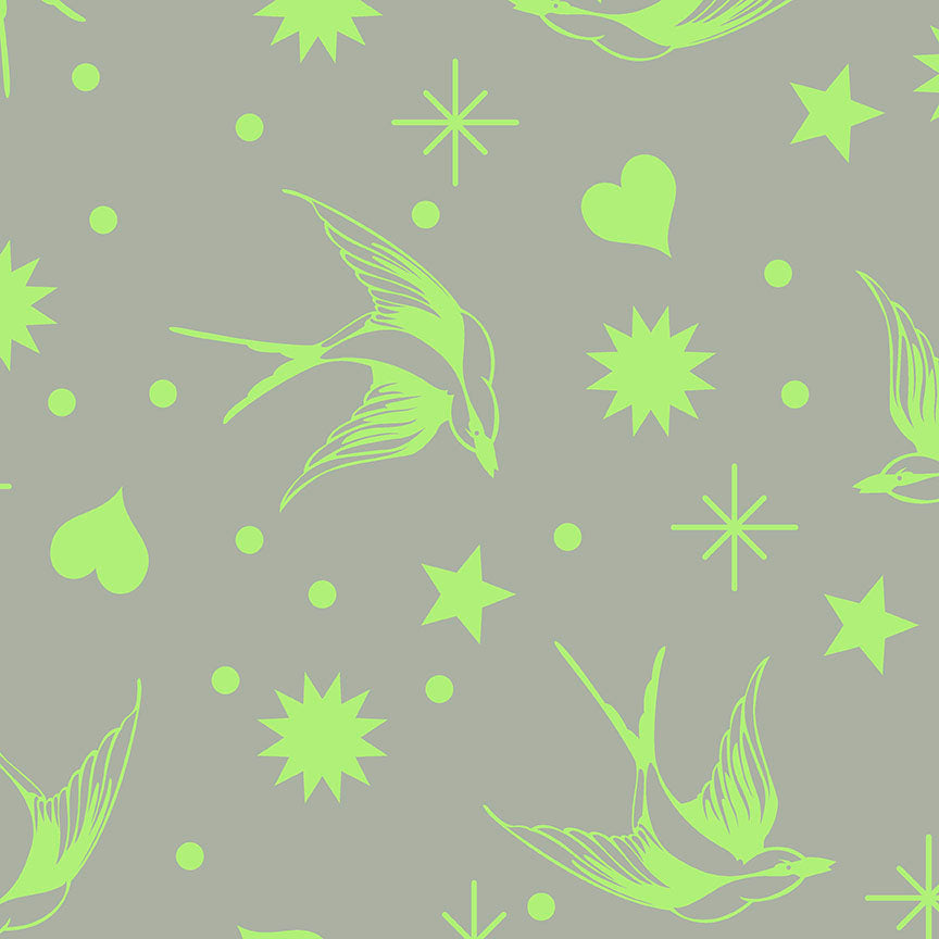 Neon Fairy Flakes - Karma || Tula Pink - True Colors
