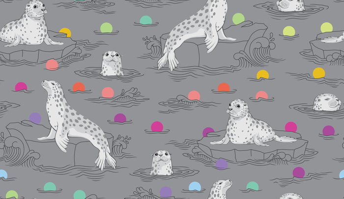 TP Seal the Deal - Shadow || Tula Pink - Graywork