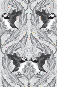 PREORDER! Puffin Star Quilt Kit in Graywork (Tula Pink)