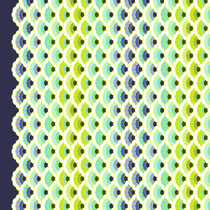 Aquatic Lace - Marine - Floral Reef- Tula Pink