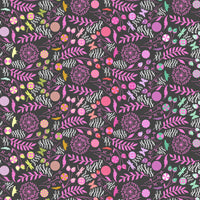 Dandelion (Licorice) - Prince Charming Déjà Vu by Tula Pink (Preorder)