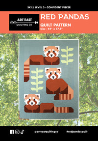 Red Pandas Quilt Pattern