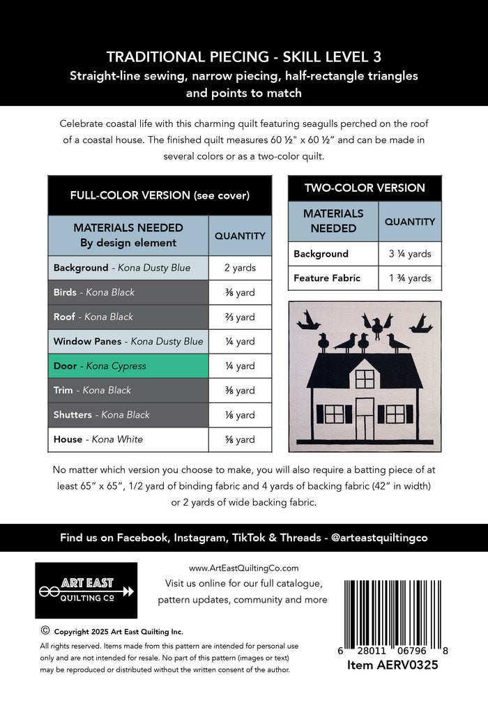 Rooftop View Quilt Pattern