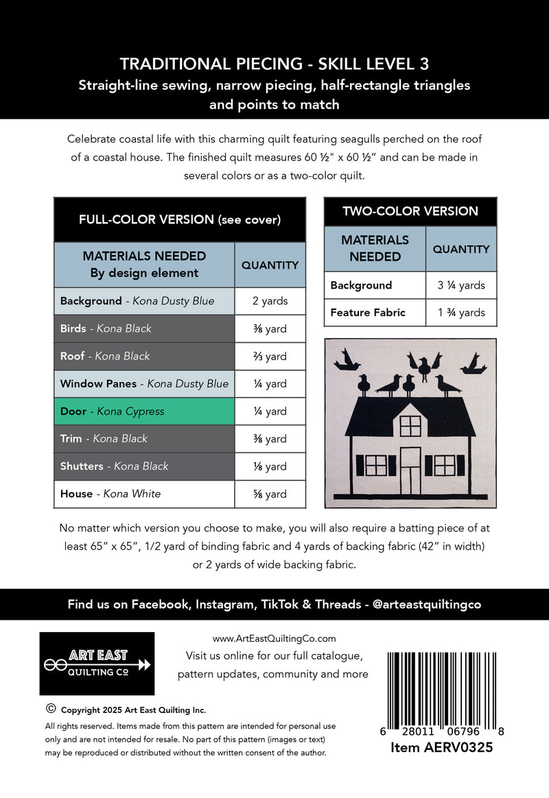 Rooftop View Quilt Pattern