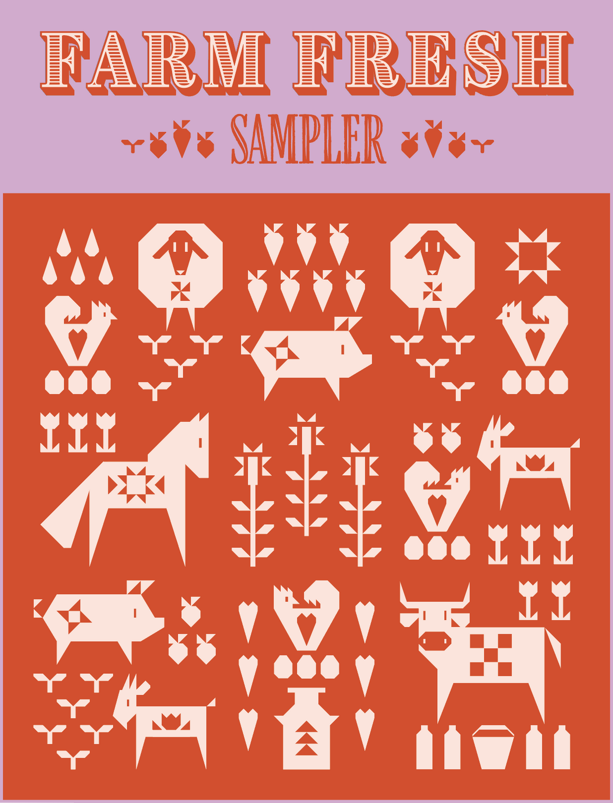 Quilt-Mas Special! Farm Fresh Sampler Project!
