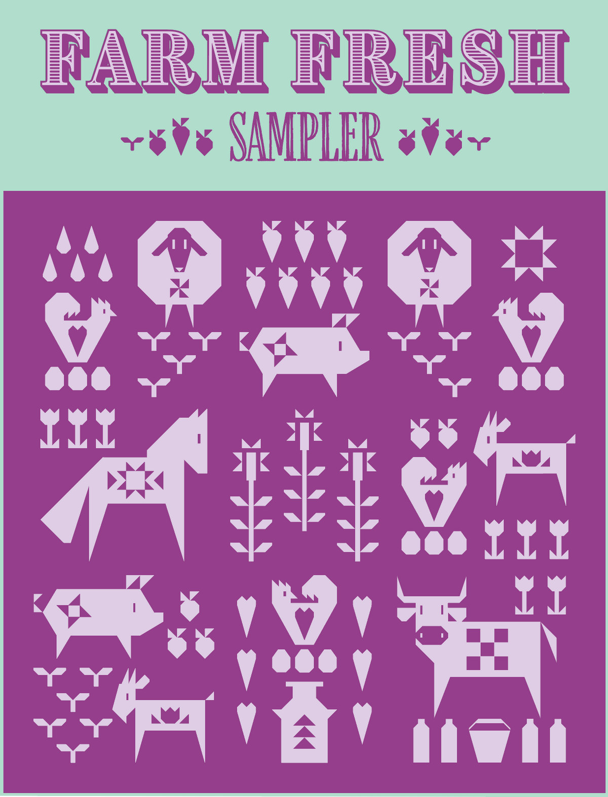 Quilt-Mas Special! Farm Fresh Sampler Project!