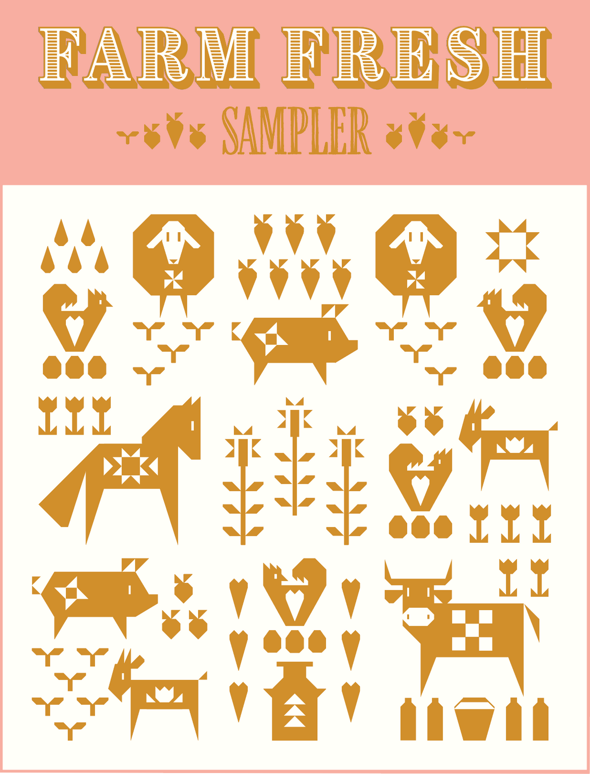 Quilt-Mas Special! Farm Fresh Sampler Project!