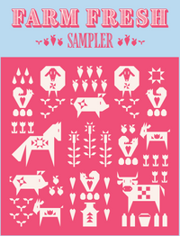 Quilt-Mas Special! Farm Fresh Sampler Project!