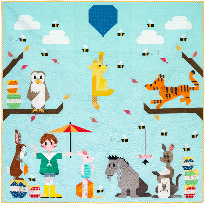 100 Acre Wood (Winnie the Pooh) Quilt Kit (includes patterns)