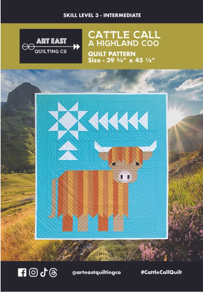 Cattle Call - A Highland Coo Quilt Pattern