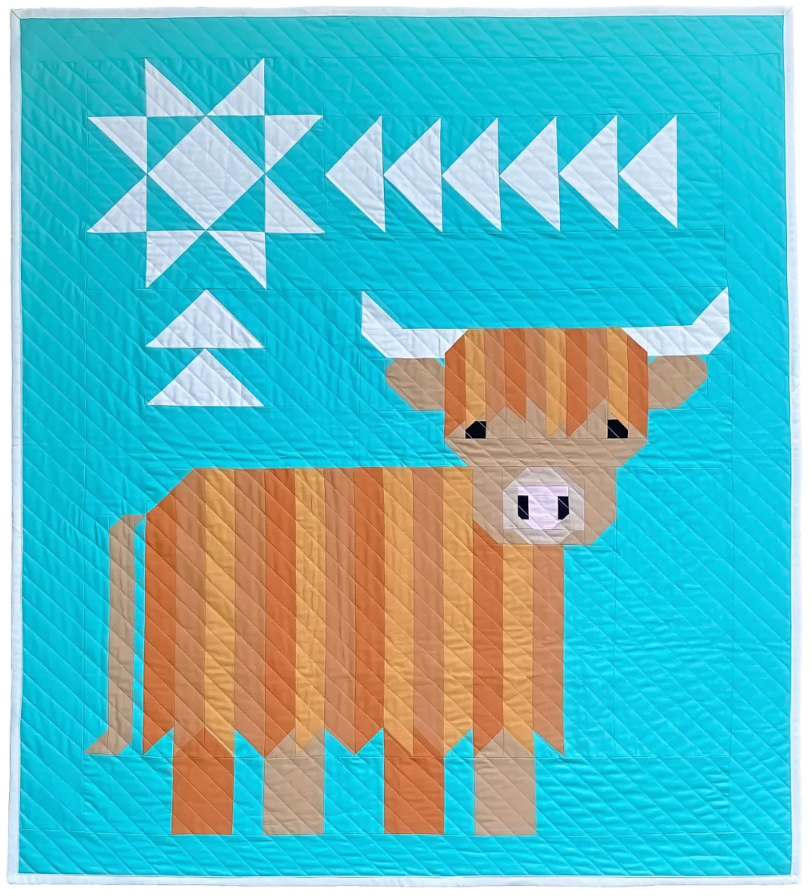 Cattle Call - A Highland Coo Quilt Pattern