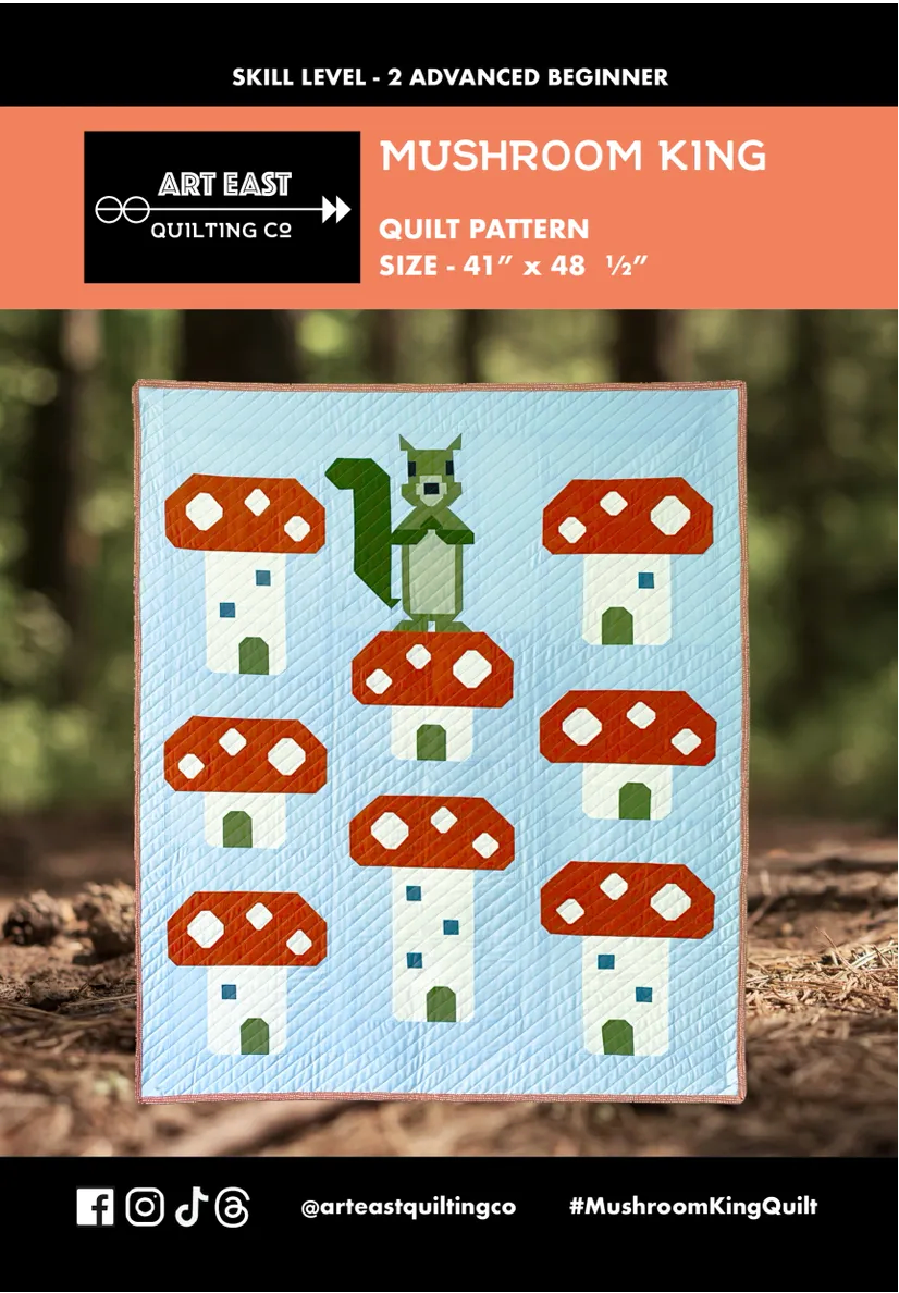 Mushroom King Quilt Pattern
