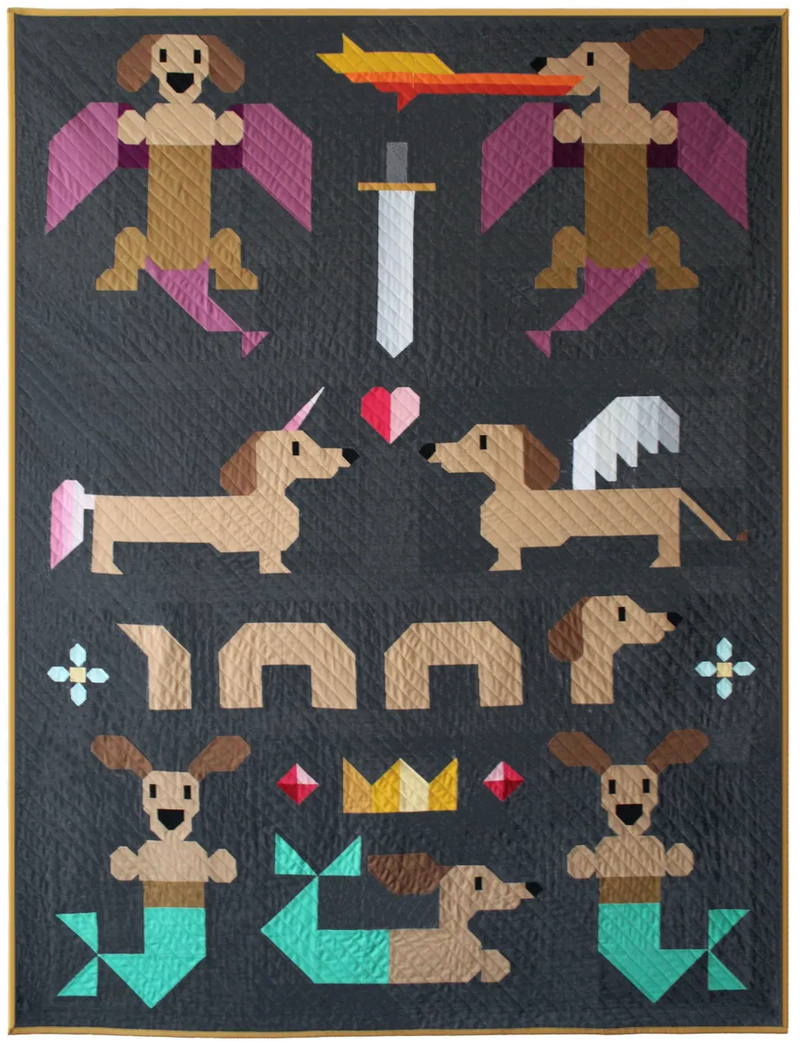 Mythical Wieners Quilt Pattern