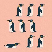 Waddle Brigade - A Penguin Quilt Pattern