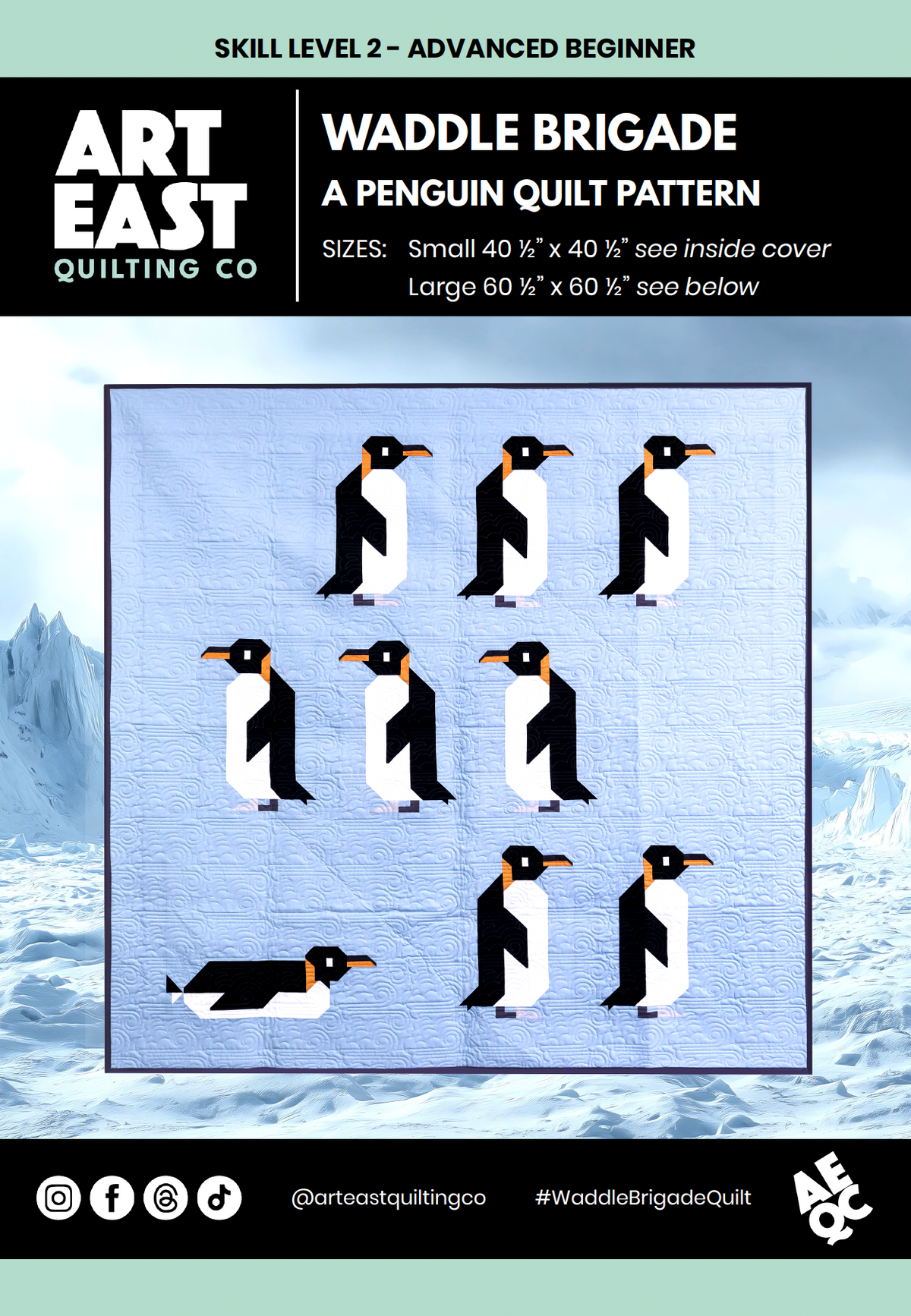 Waddle Brigade - A Penguin Quilt Pattern