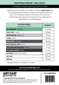 Night Howler - A Wolf Quilt Pattern