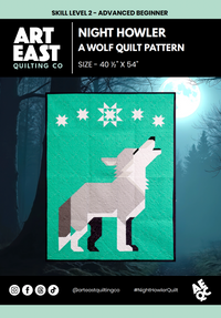 Night Howler - A Wolf Quilt Pattern