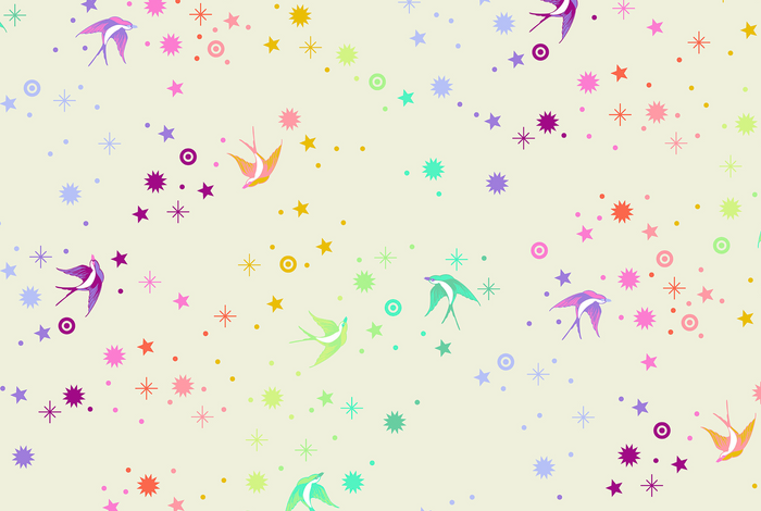 TP Fairy Dust XL in Cotton Candy 108" Quilt Back || Tula Pink - True Colors