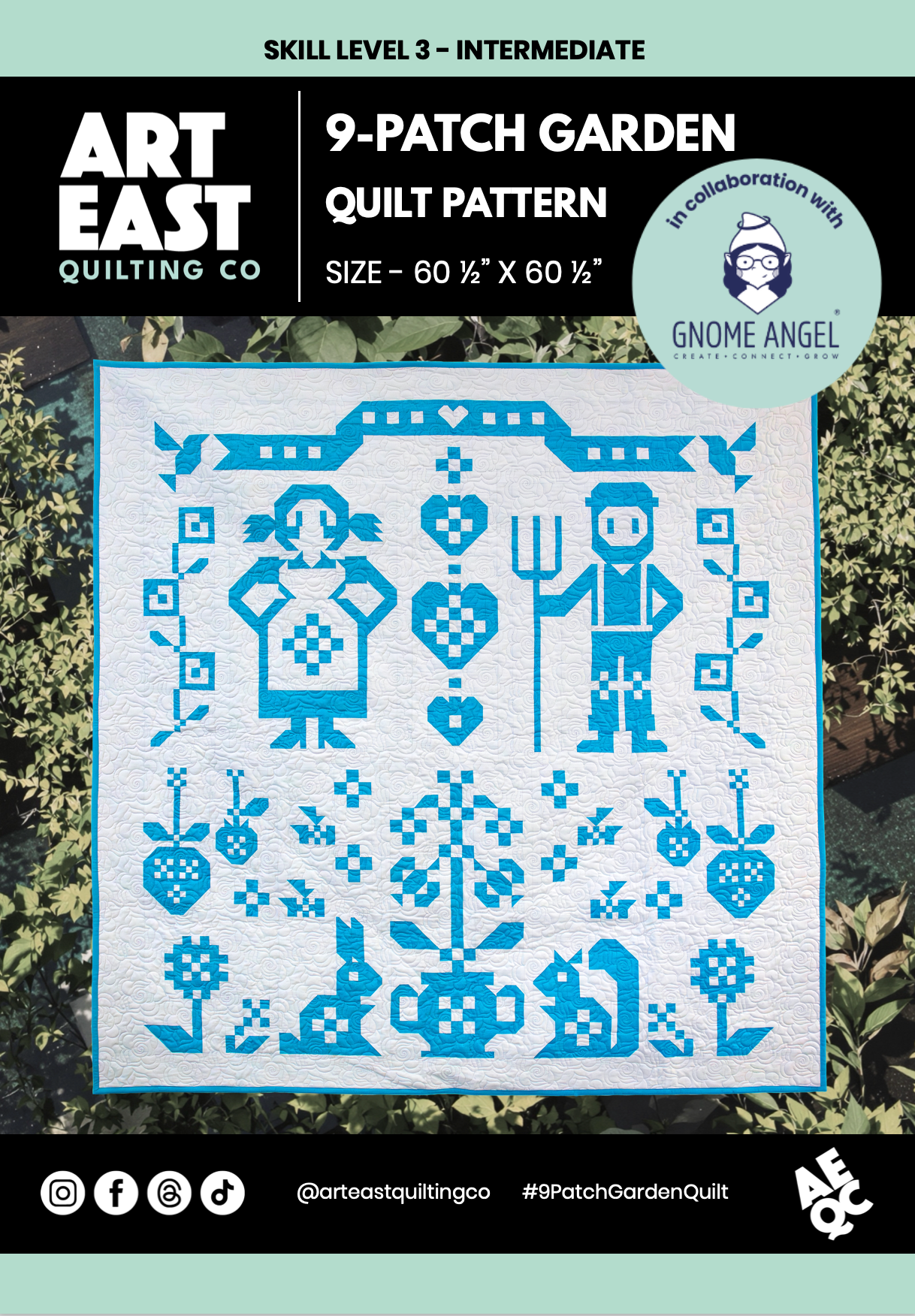 Add the pattern to your kit (9-Patch Garden)