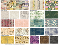 Palette Curated - 21-Piece Fat Quarter Bundle - Tim Holtz (Shipping July!)