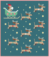 Dachshund Through the Snow Quilt Kit — Original Cover Edition by Riley Blake Designs